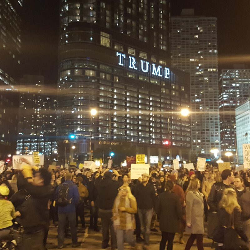 Chicago Protests Trump