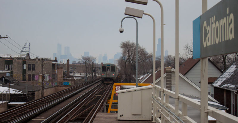 California Blue Line, Logan Square
