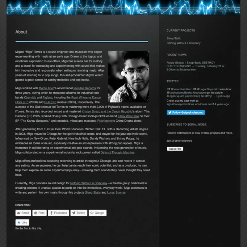 Signal:Noise Productions