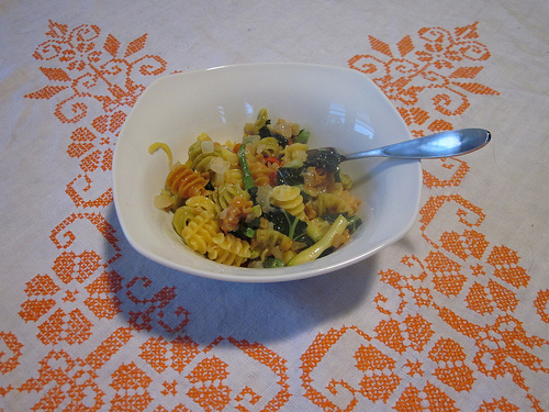 Summer Pasta Veggies, Kate Hamilton