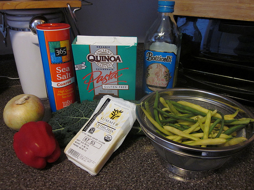 Summer Pasta Veggies, Kate Hamilton