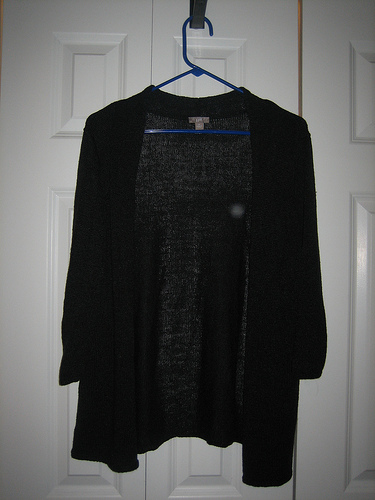 black-cardigan