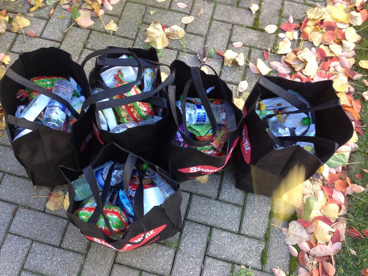Care bags assembled by Artist Painters for people in need