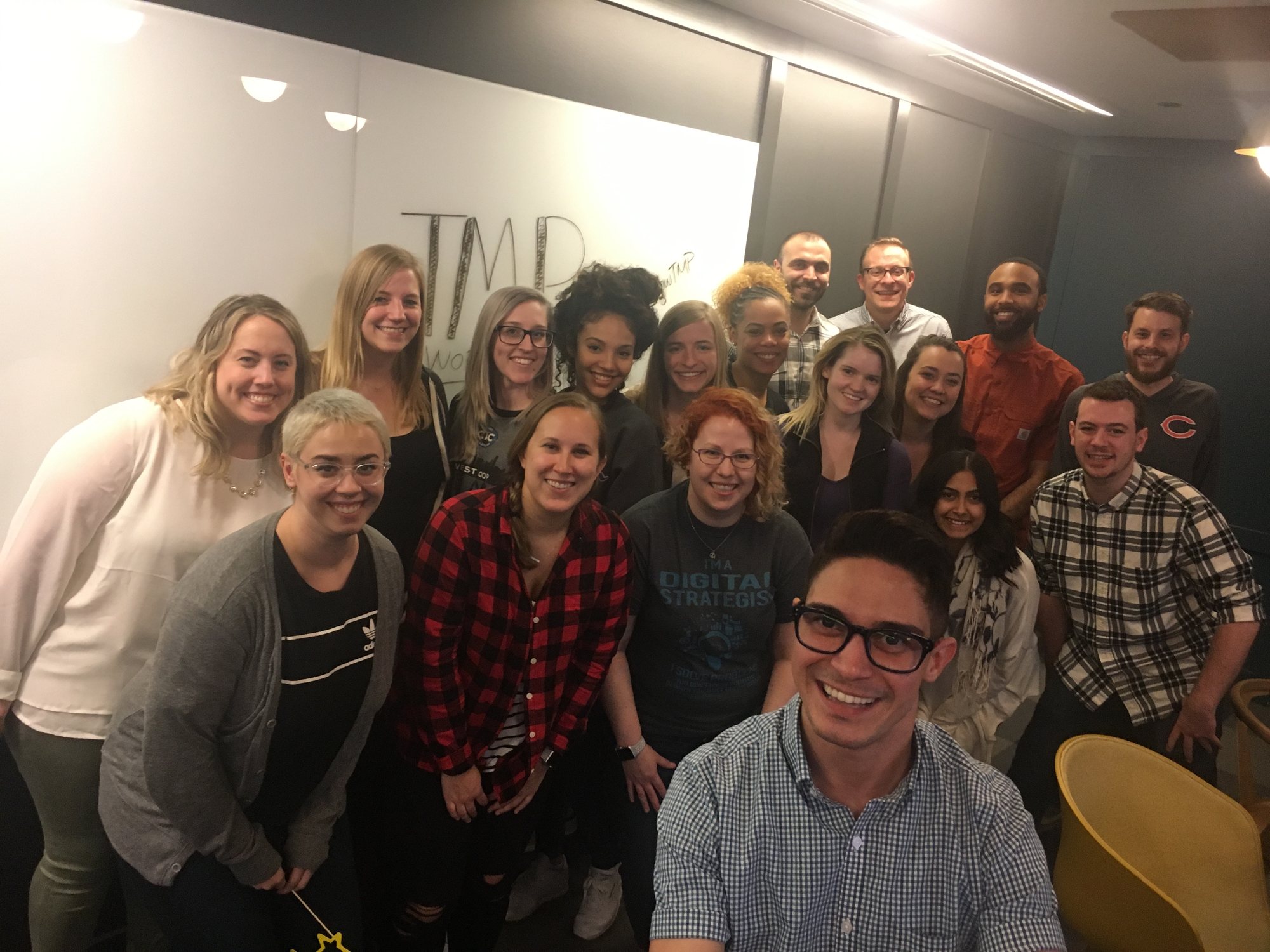 The TMP Worldwide content team at its 2017 offsite