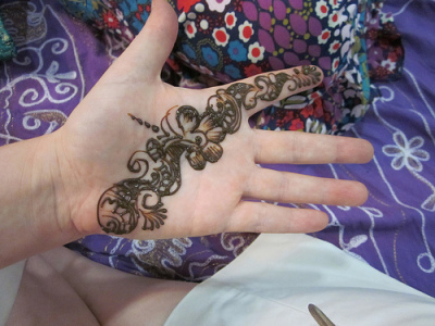 indian wedding wet henna