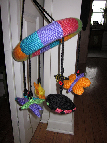 Knit Baby Mobile