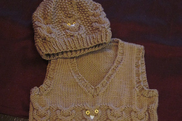 Owl Hat and Vest