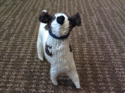 Russell terrier toy front view