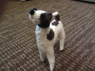 Russell terrier toy left view