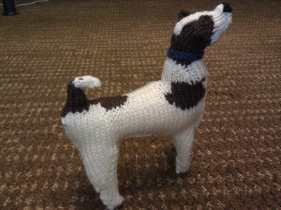 Russell terrier toy side view