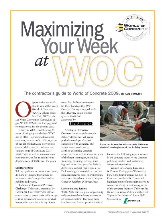 Maximizing Your Week at WOC