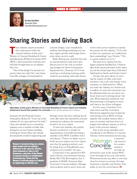 Sharing Stories and Giving Back