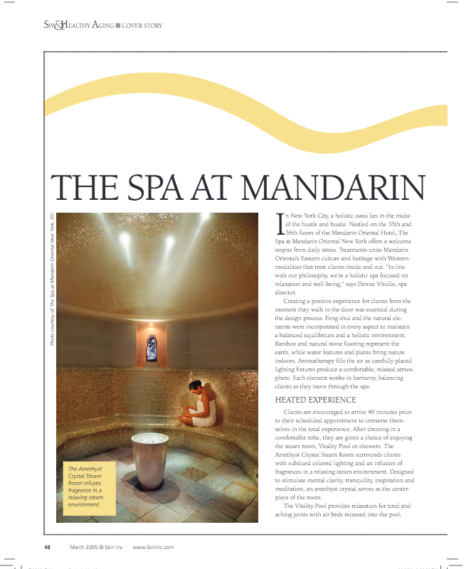 The Spa At Mandarin Oriental