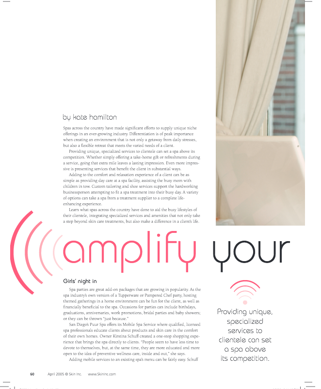 Amplify Your Spa Amenities