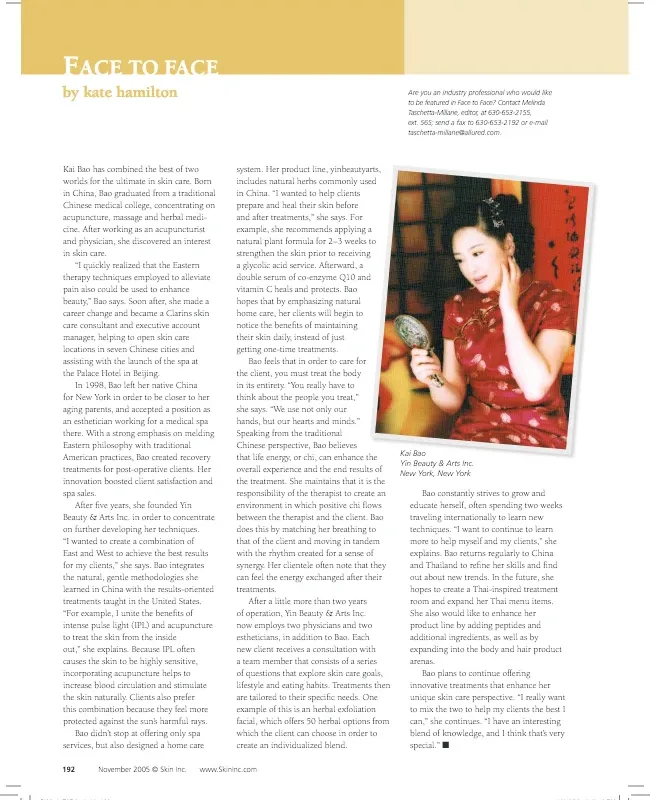 Face To Face With Kai Bao