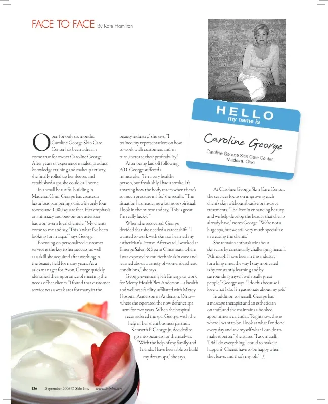 Face To Face With Caroline George