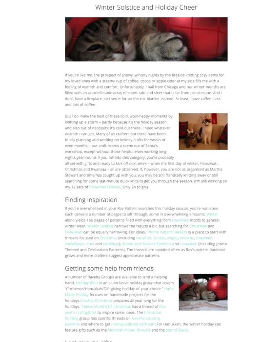 Winter Solstice and Holiday Cheer